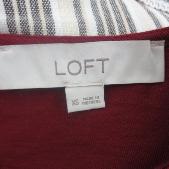 3 For 1 Sleeveless Tops Express Loft Old Navy Size XS New  Striped Tank Ruffle - Picture 10 of 16